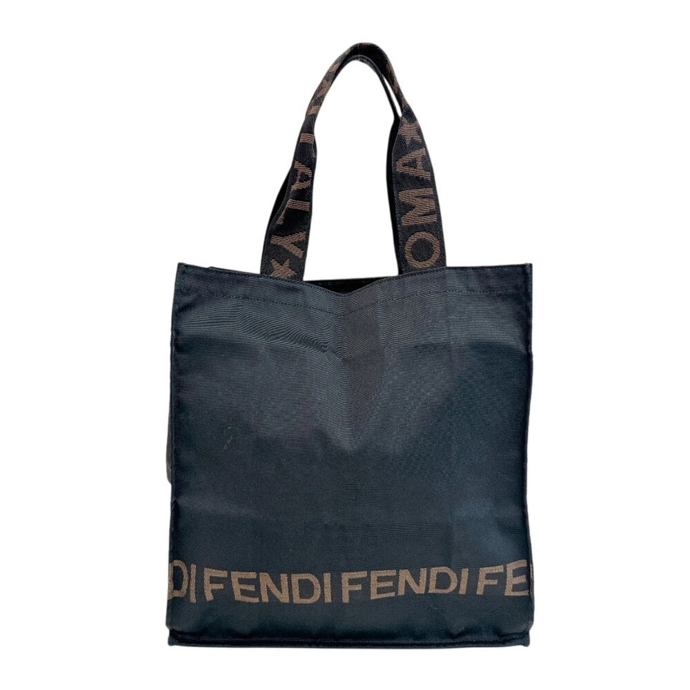 FENDI canvas tote bag, brown